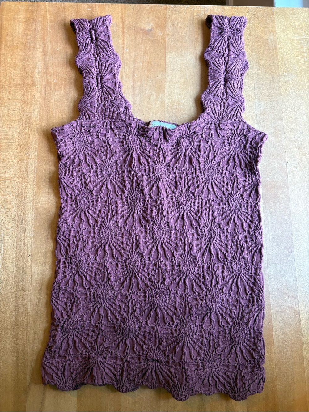 Altar'd State Textured Tank Top in Purple